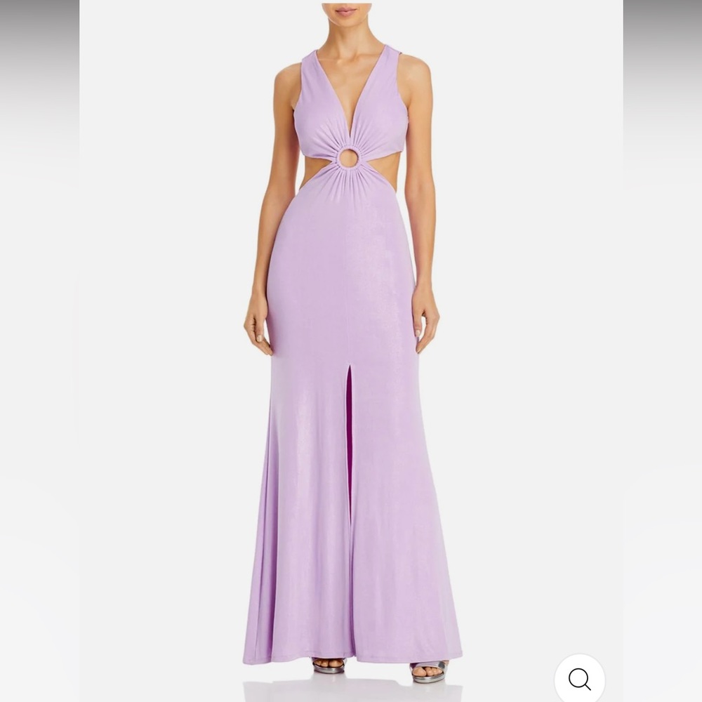 Bloomingdales Aqua Violet Maxi Dress size XS